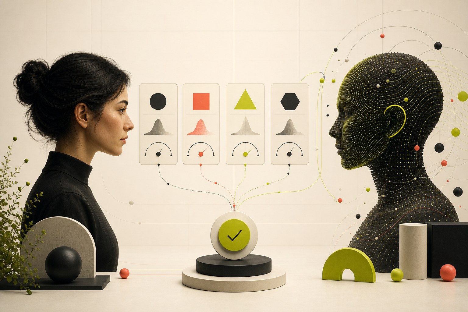 Human and AI jointly evaluating confidence and uncertainty for a decision